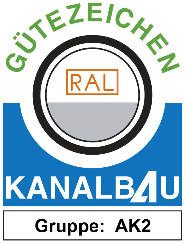 Gütezeichen Kanalbau
